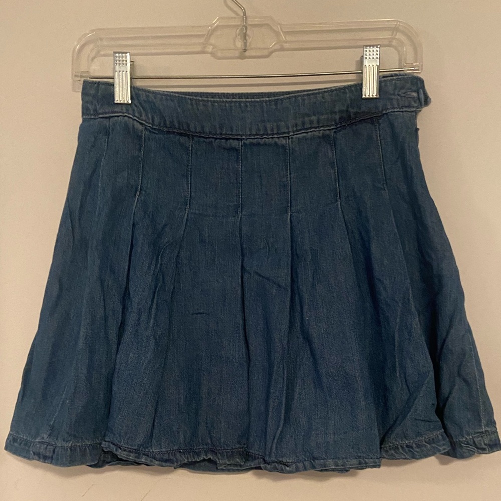 American Eagle Outfitters Dark Blue Skater Skirt
